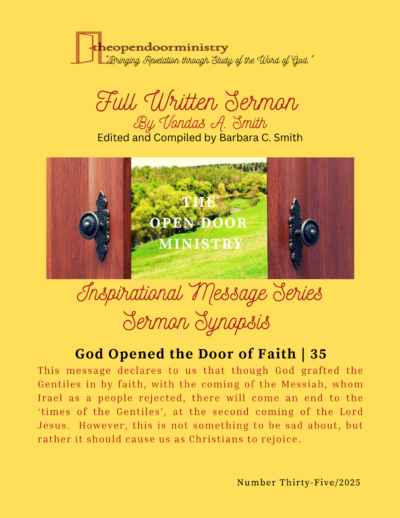 God Opened the Door to Faith