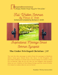 The Under Privileged Christian